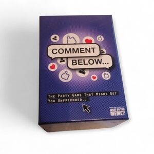 Comment Below Party Game